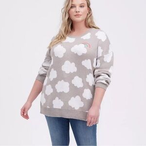 Torrid Drop Shoulder Tunic Sweater